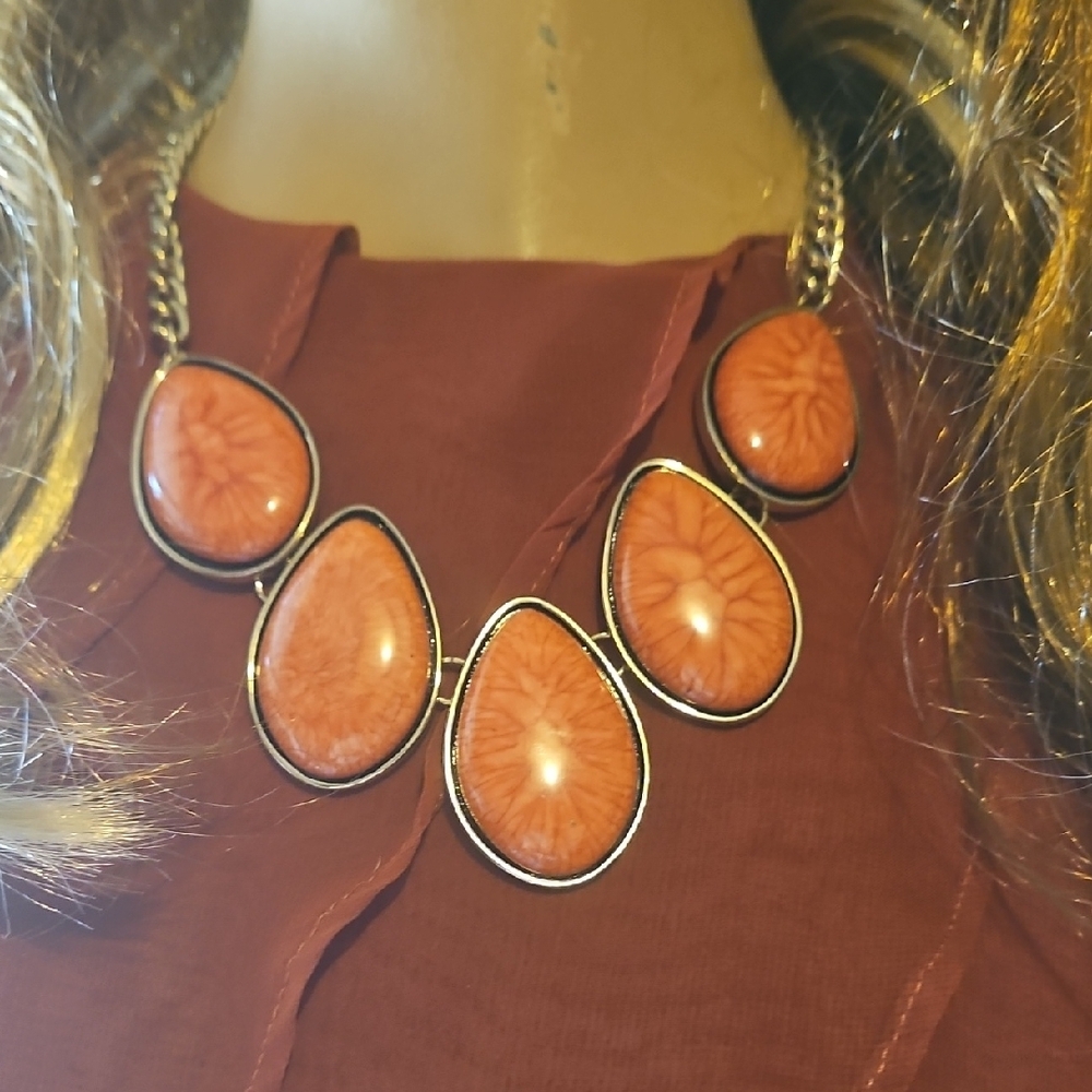Elegant Coral Necklace